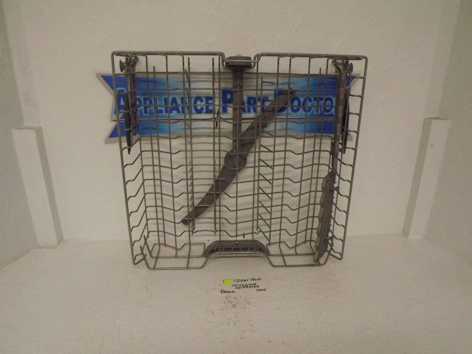 Bosch Dishwasher 00773748  00775433 Upper Rack Used