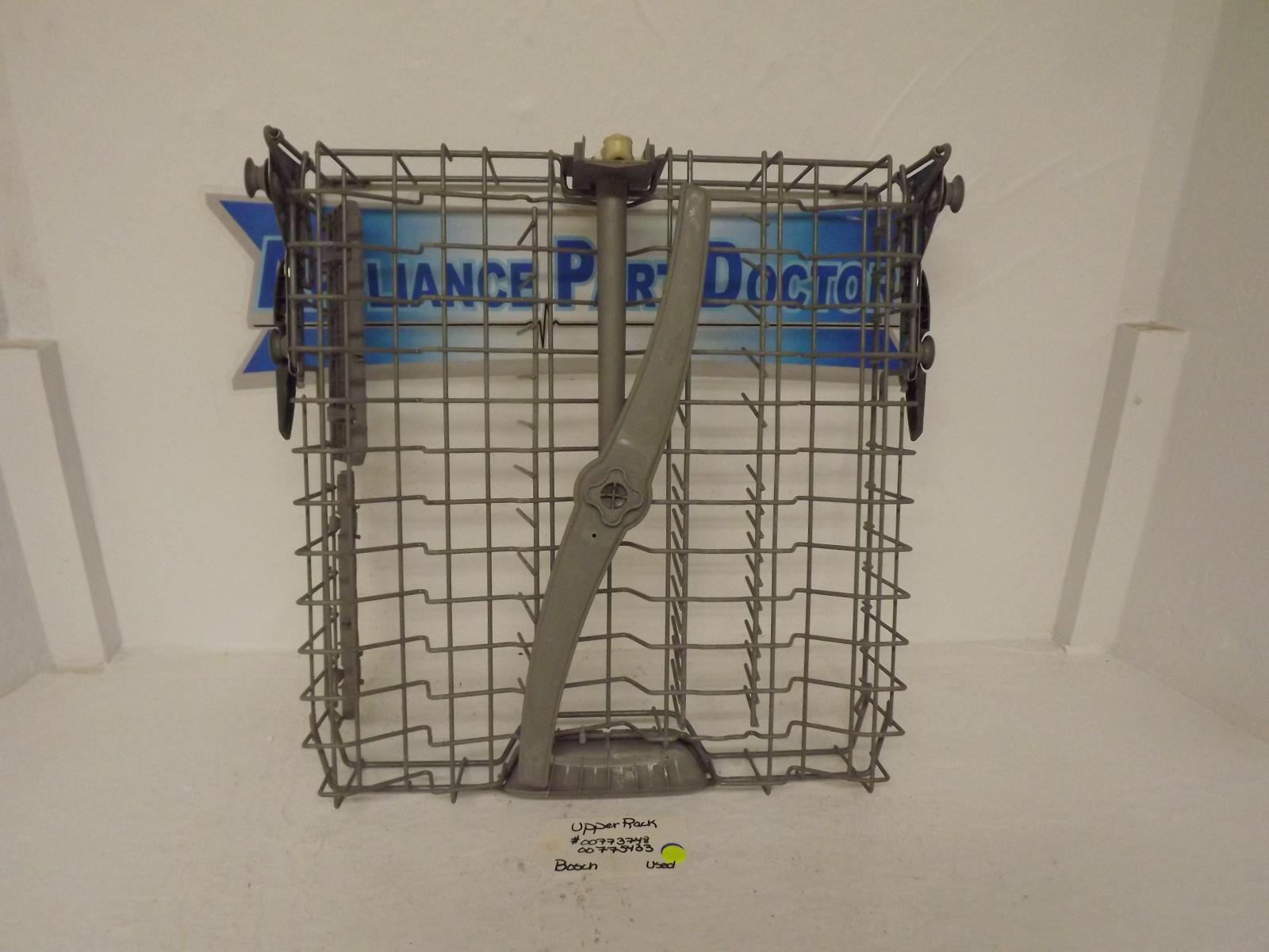 Bosch Dishwasher 00773748  00775433 Upper Rack Used