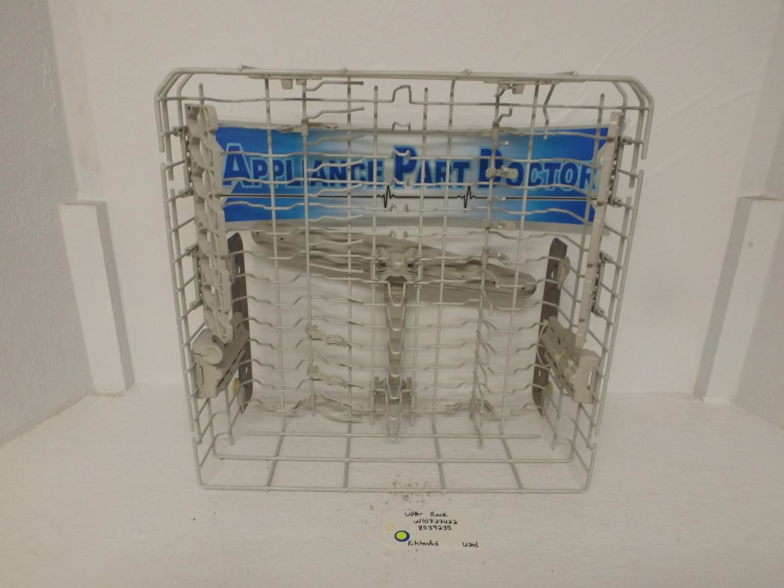 KitchenAid Dishwasher W10727422  8539235 Upper Dish Rack Used