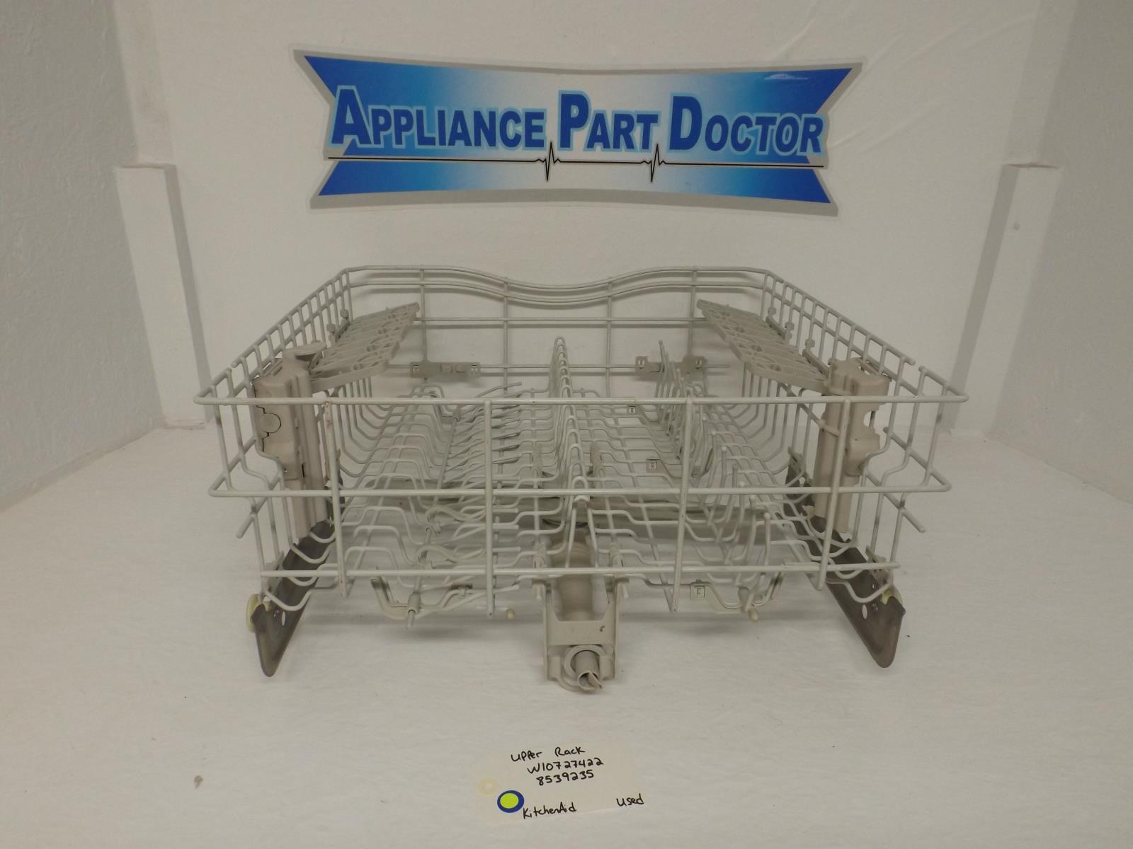KitchenAid Dishwasher W10727422  8539235 Upper Dish Rack Used