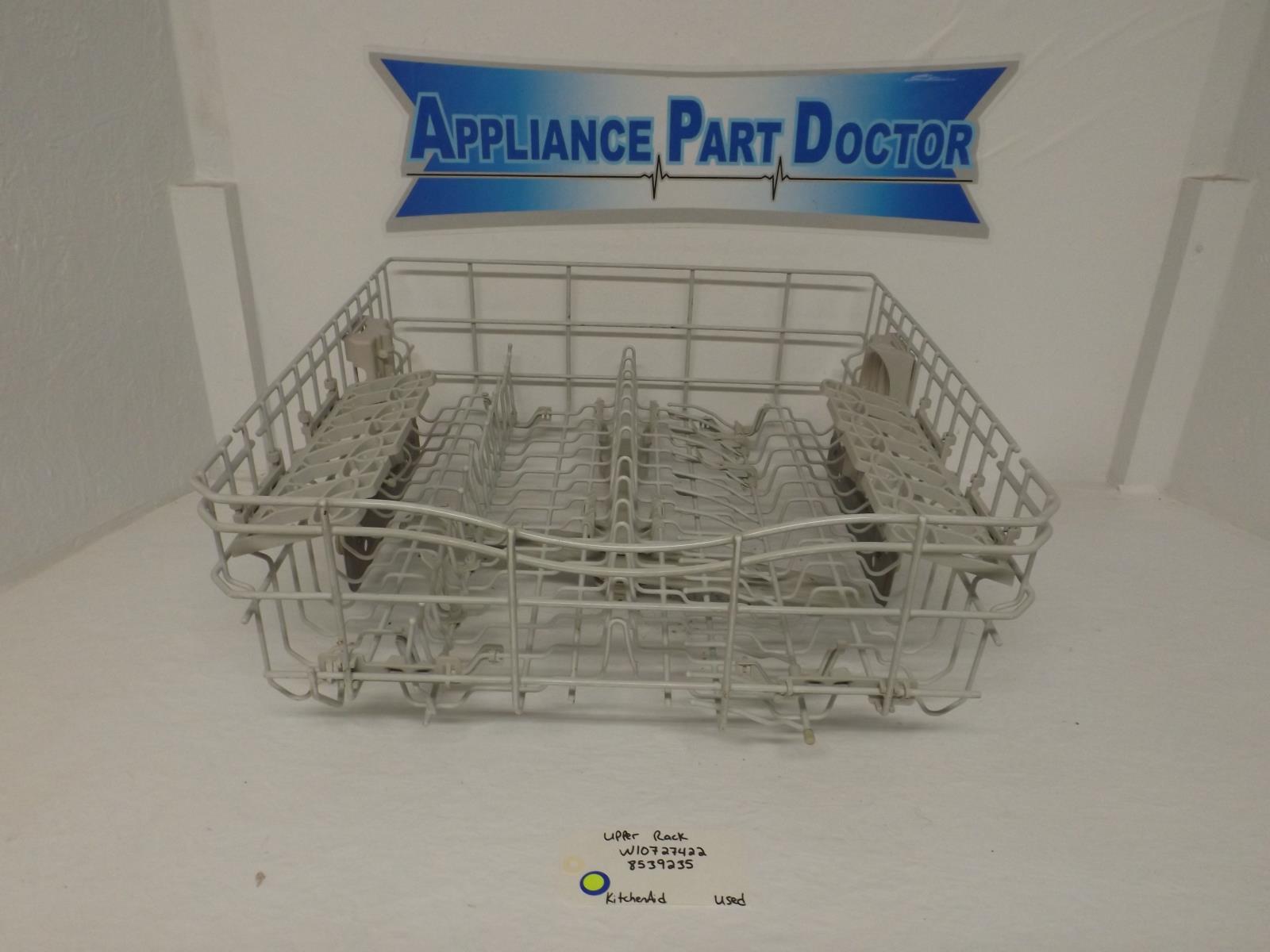 KitchenAid Dishwasher W10727422  8539235 Upper Dish Rack Used