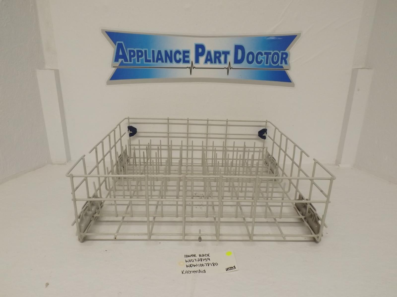 KitchenAid Dishwasher W10728519  WPW10078180 Lower Rack Used