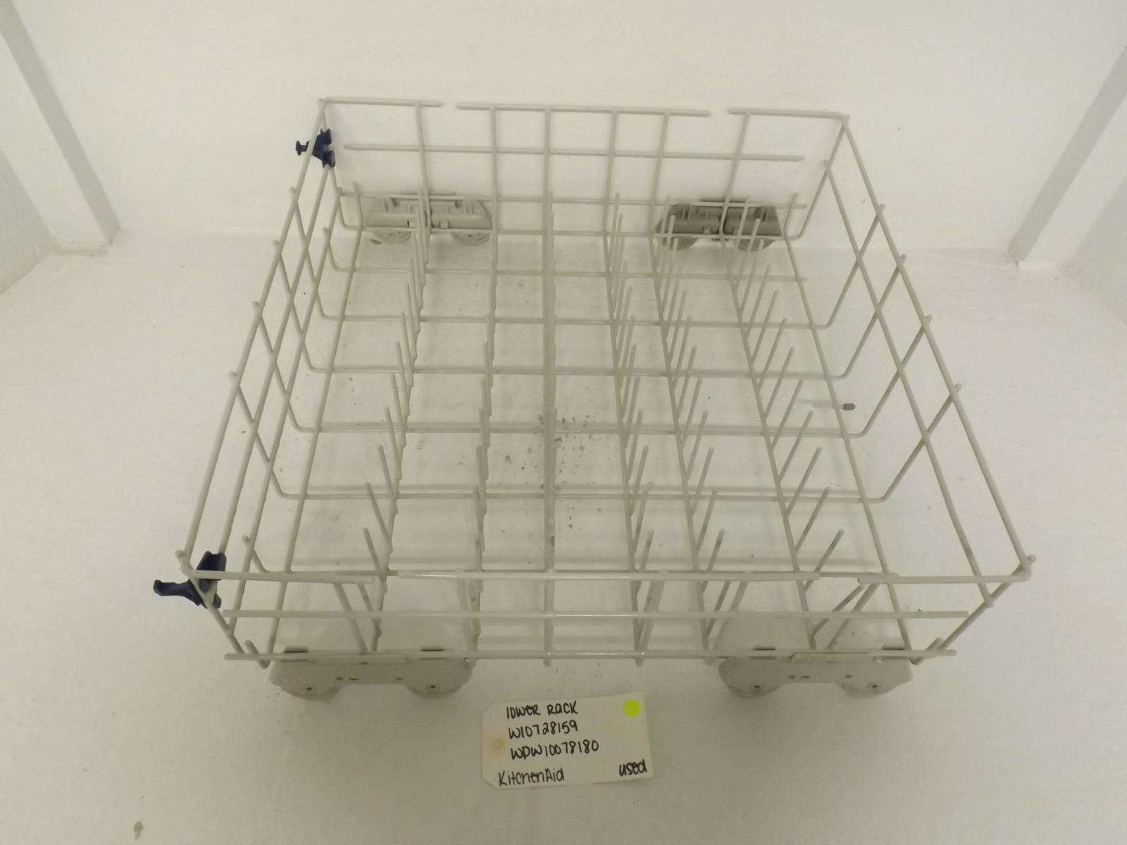 KitchenAid Dishwasher W10728519  WPW10078180 Lower Rack Used