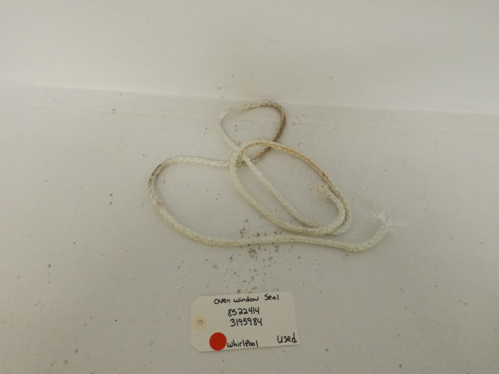 Whirlpool Stove 8522414  3195984 Oven Window Seal Used