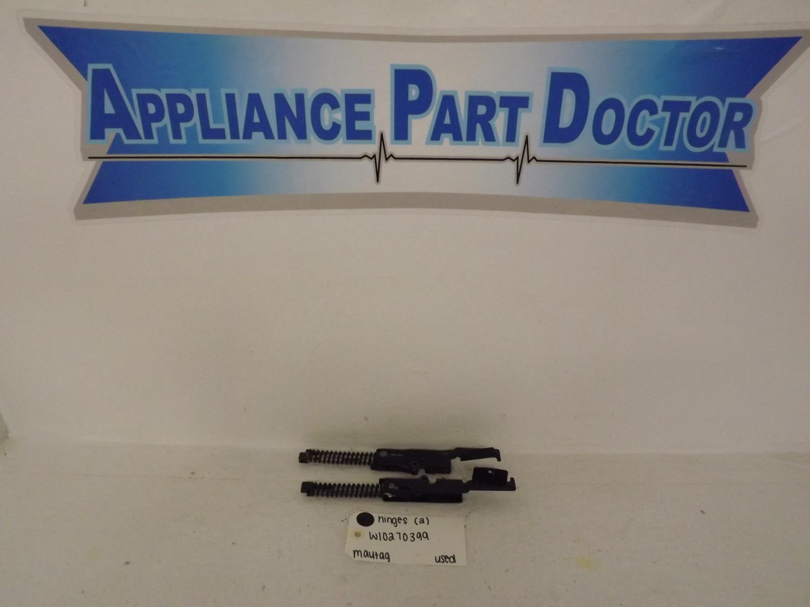 Maytag Washer W10270399 Hinges Used