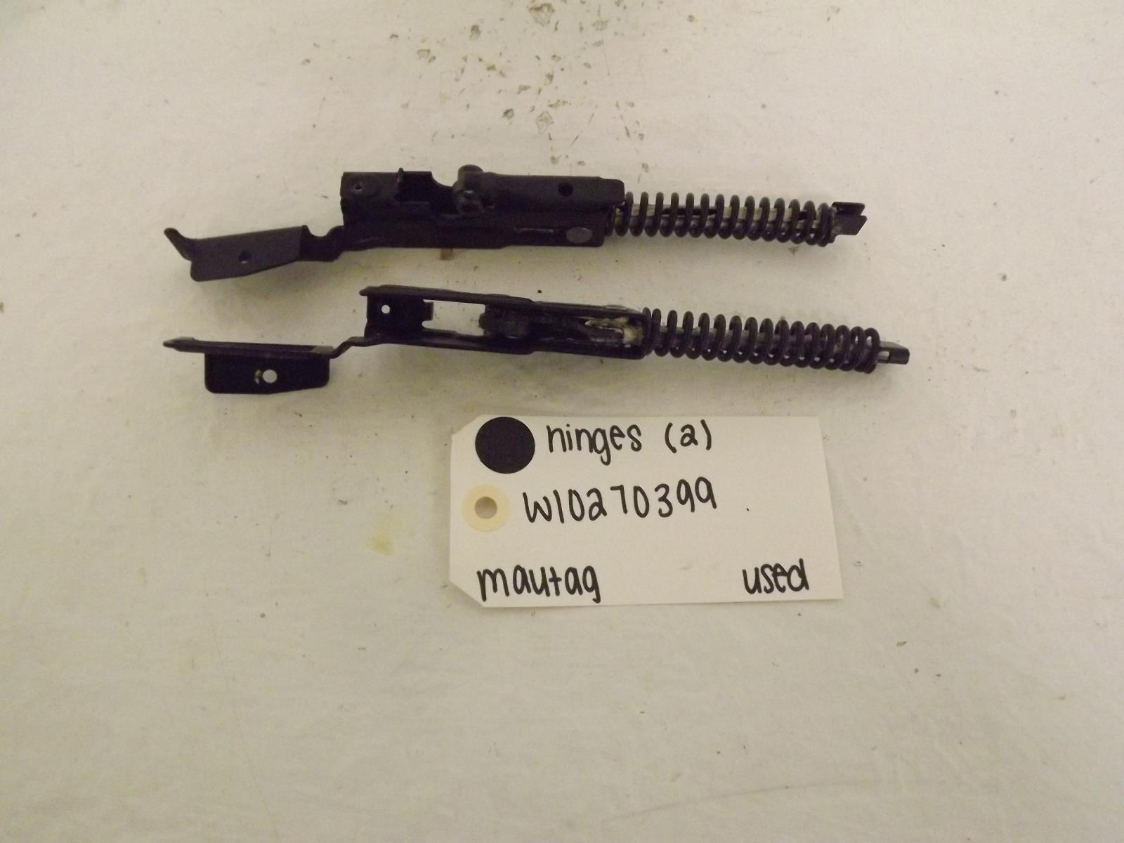 Maytag Washer W10270399 Hinges Used