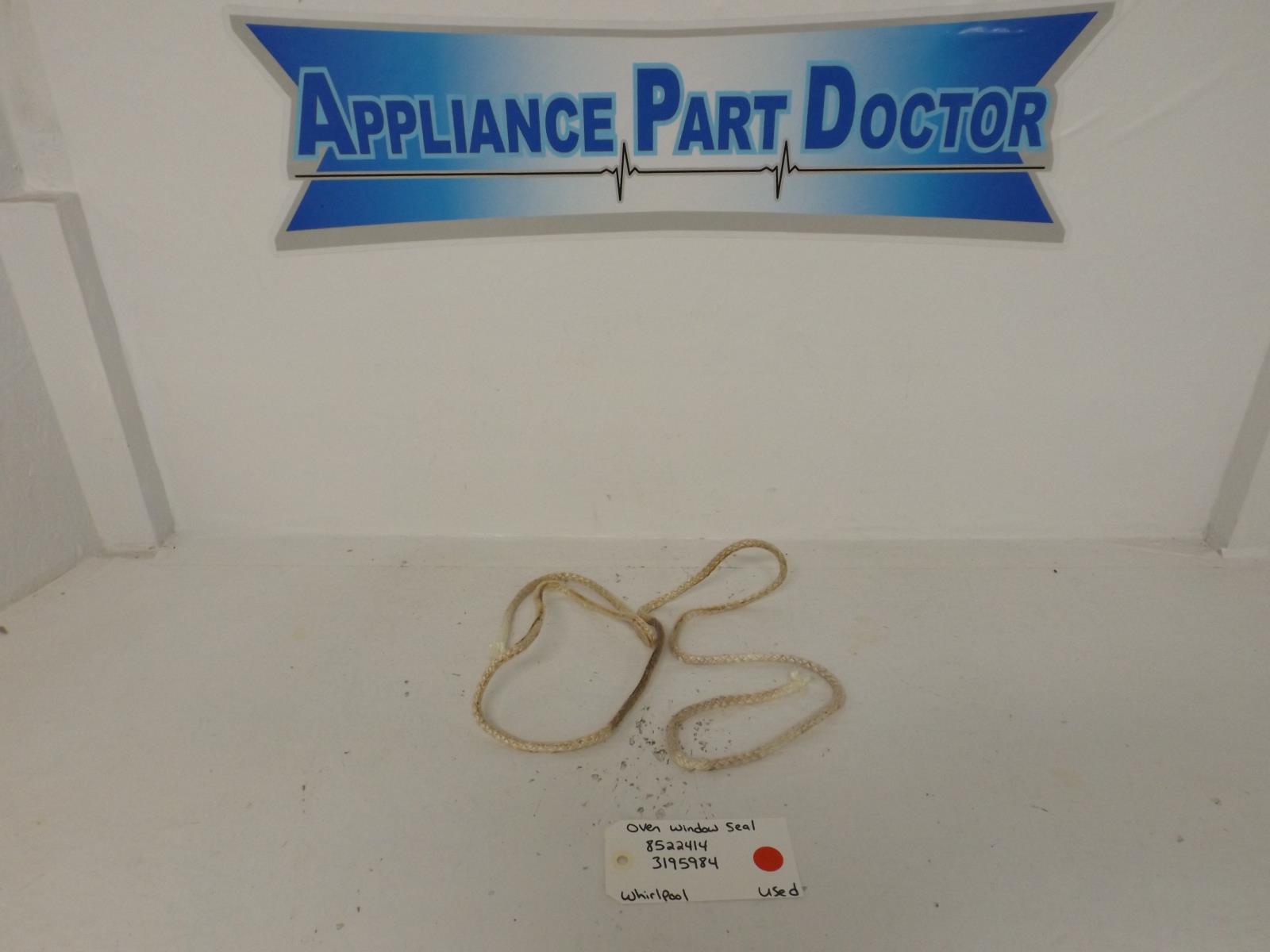 Whirlpool Oven 8522414  3195984 Window Seal Used