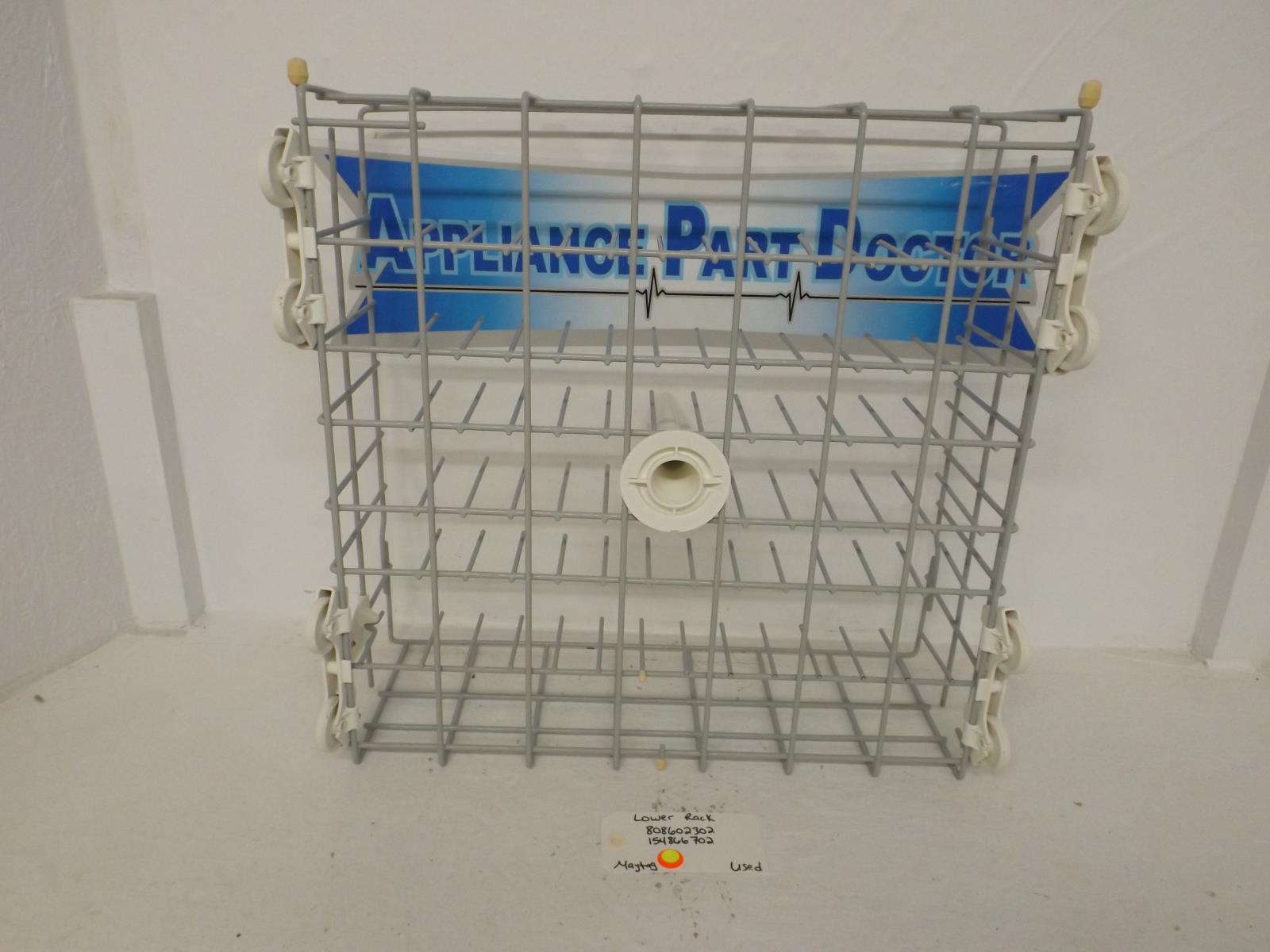 Maytag Dishwasher 808602302  154866702 Lower Rack Used