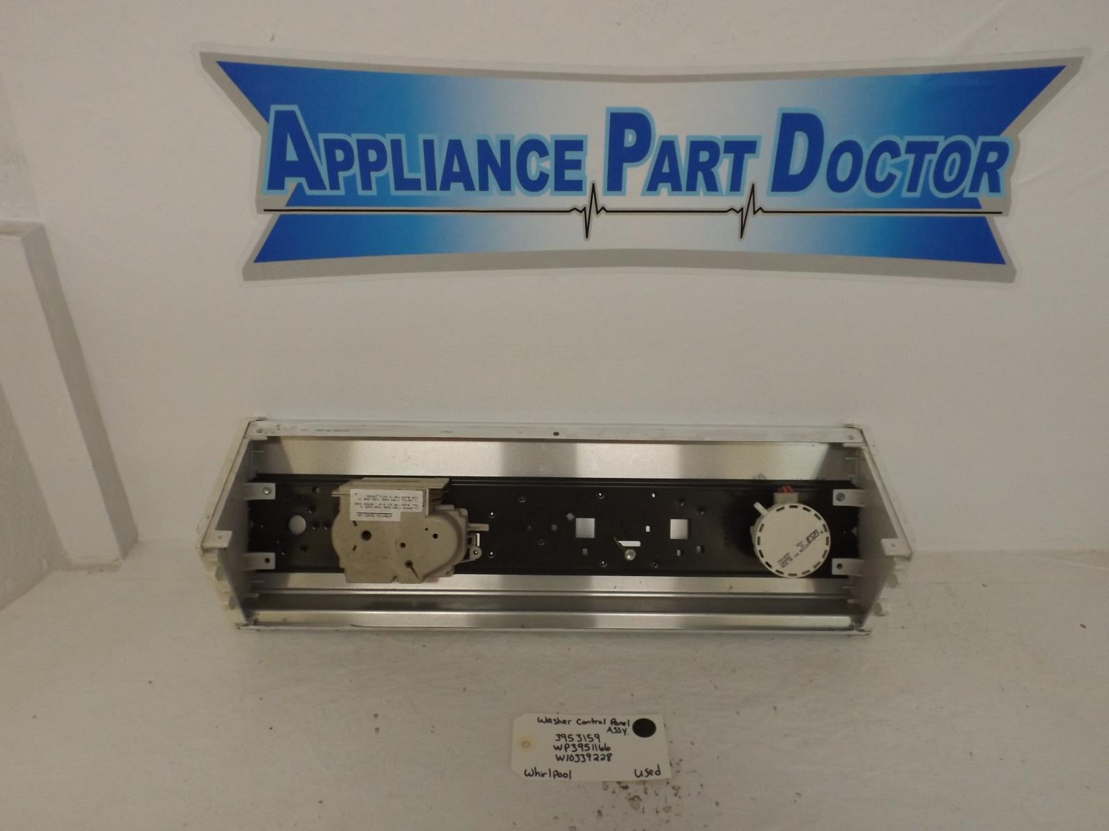 Whirlpool Washer 3953159  W10339228 Control Panel Assy Used