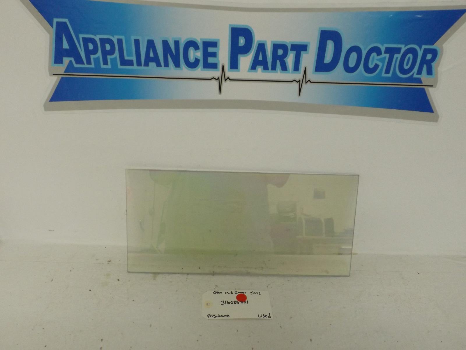 Frigidaire Oven 316085701 Mid Inner Glass Used