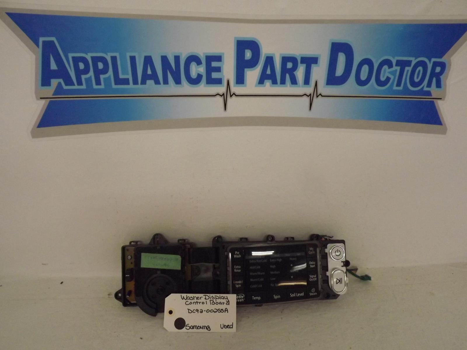 Samsung Washer DC92-00255A  Display Control Board Used