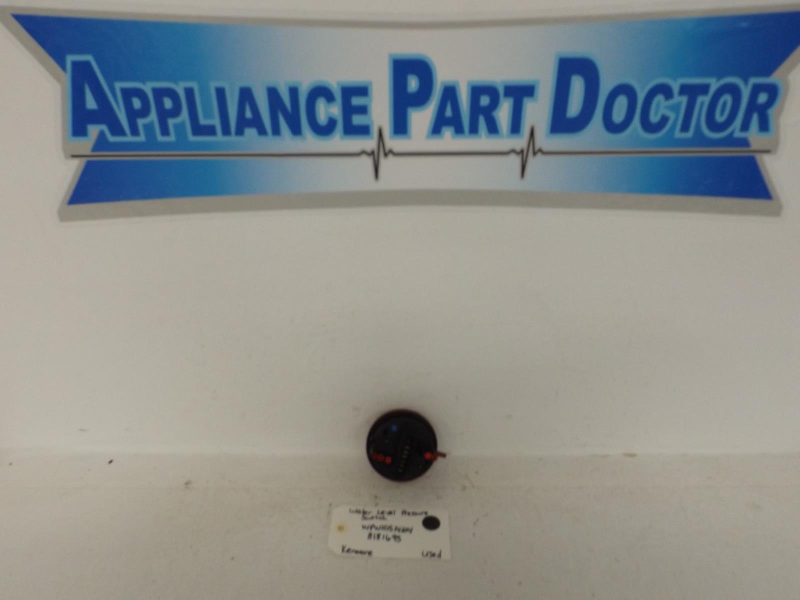 Kenmore Washer WPW10514214  8181695 Water Level Pressure Switch Used