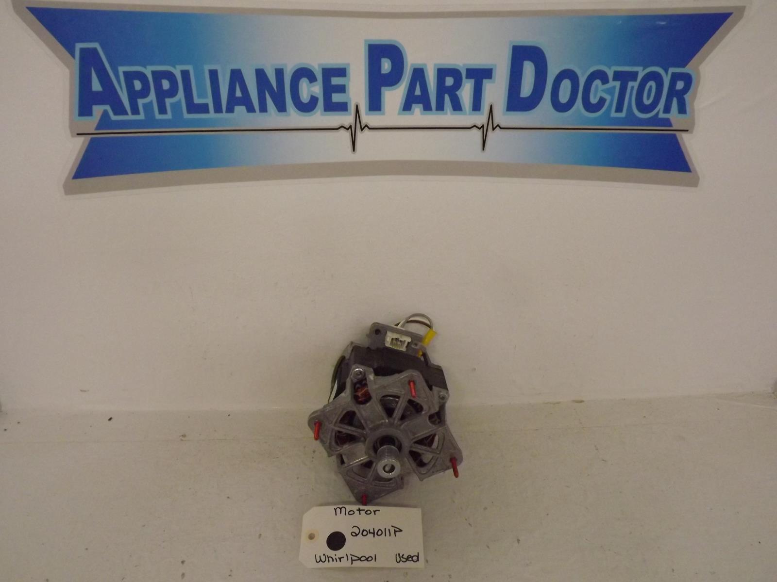 Whirlpool Washer 204011P Motor Used