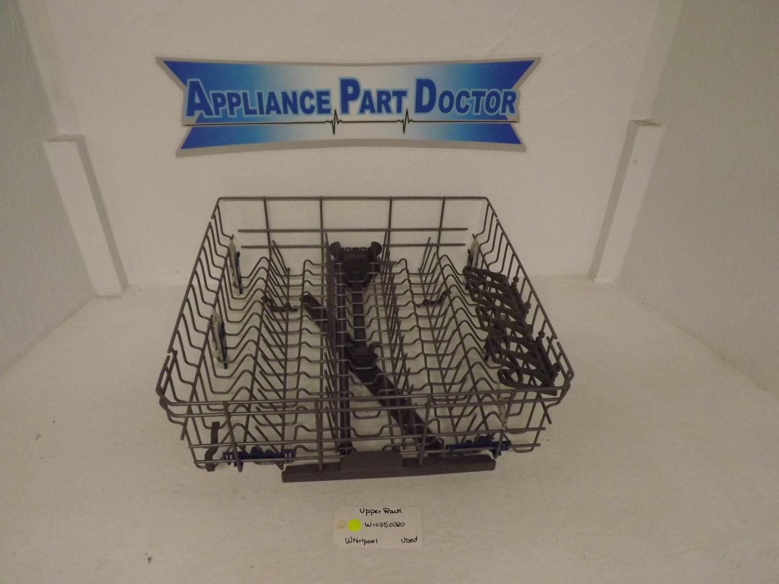 Whirlpool Dishwasher W10350380 Upper Rack Used