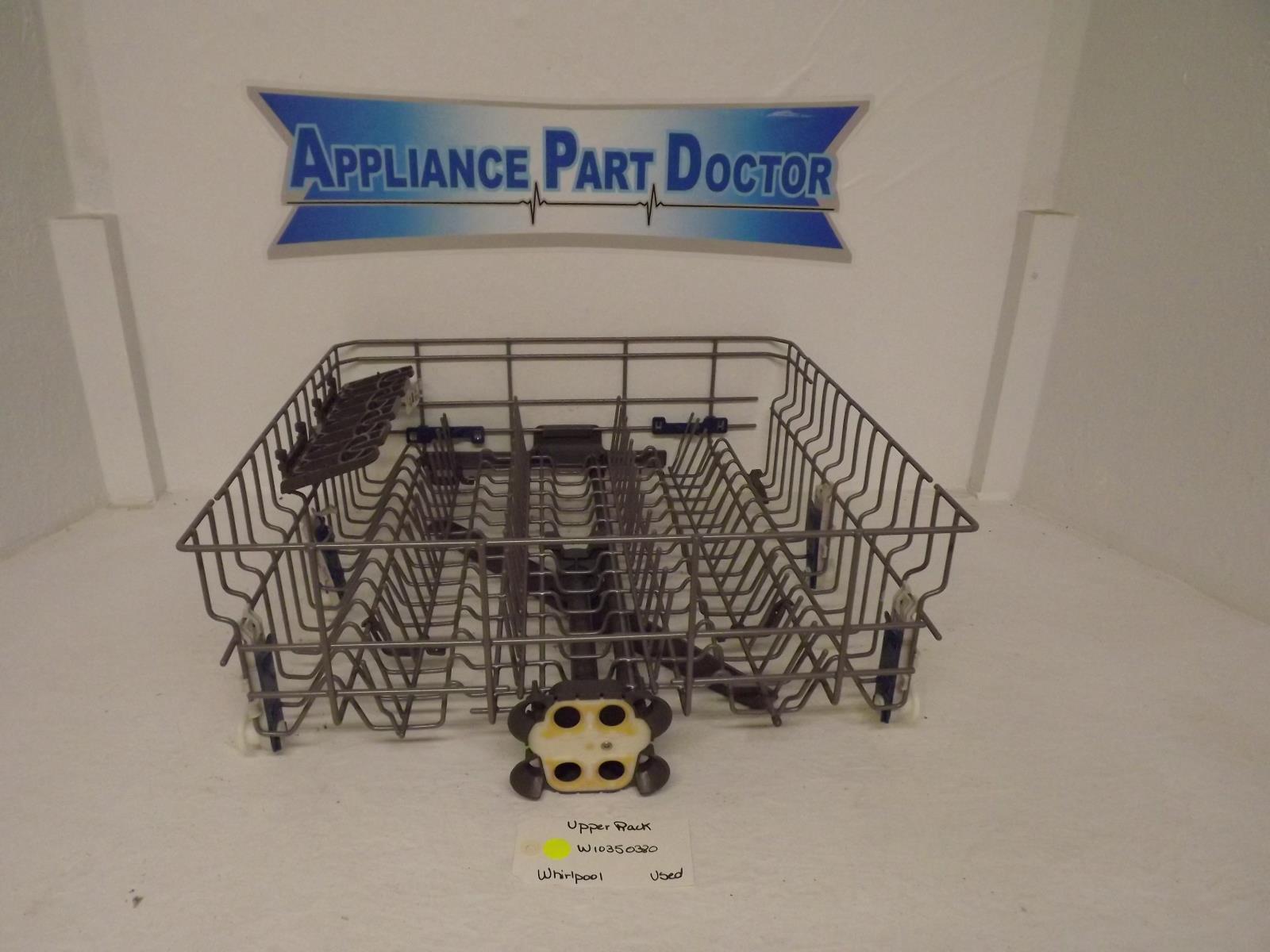 Whirlpool Dishwasher W10350380 Upper Rack Used