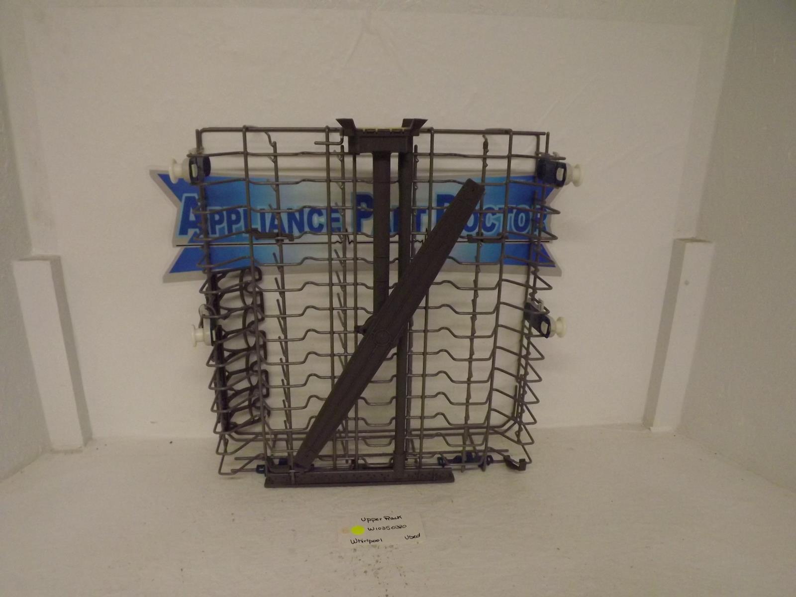 Whirlpool Dishwasher W10350380 Upper Rack Used