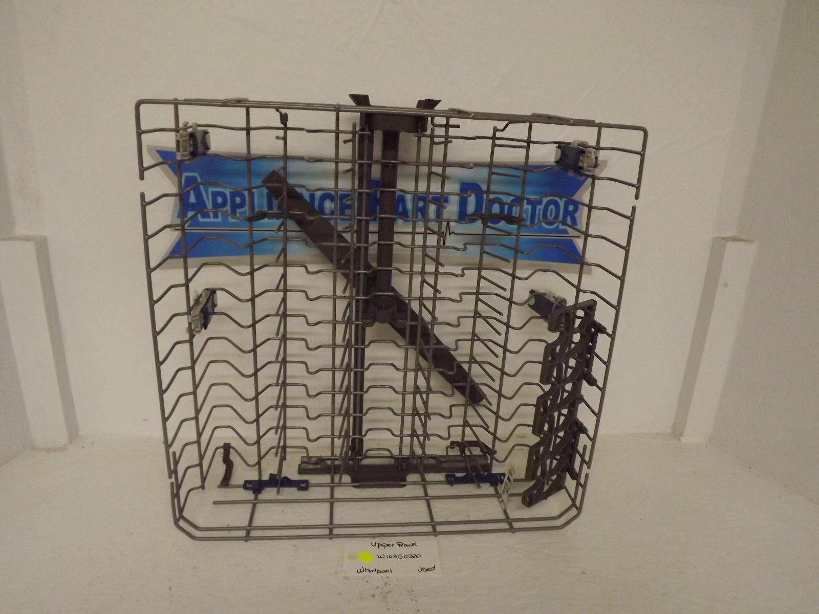 Whirlpool Dishwasher W10350380 Upper Rack Used