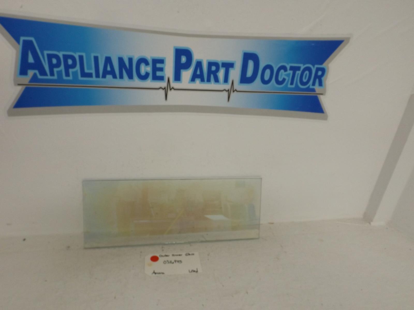 Amana Stove 0316975 Outer Inner Glass Used