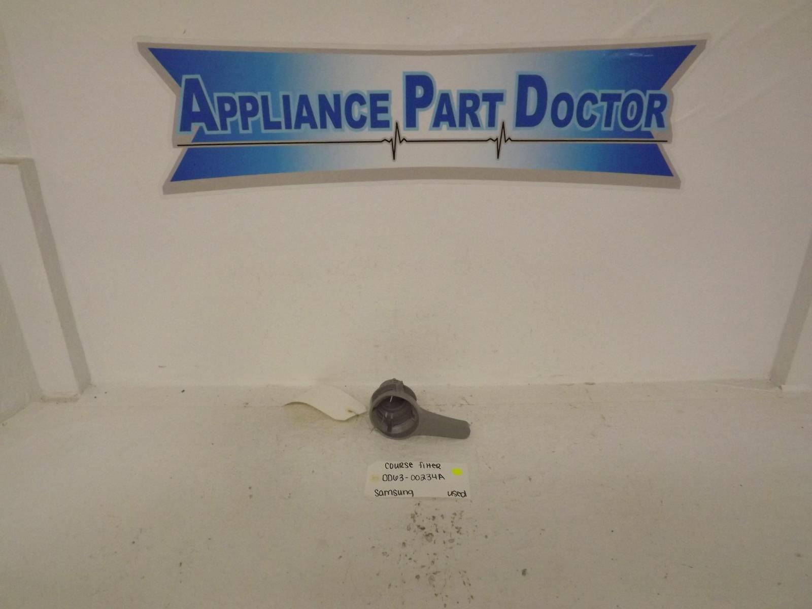 Samsung Dishwasher DD63-00234A Course Filter Used
