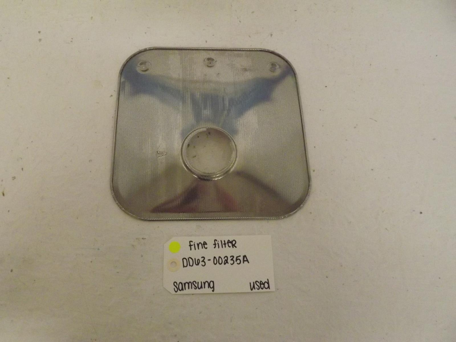 Samsung Dishwasher DD63-00235A Fine Filter Used