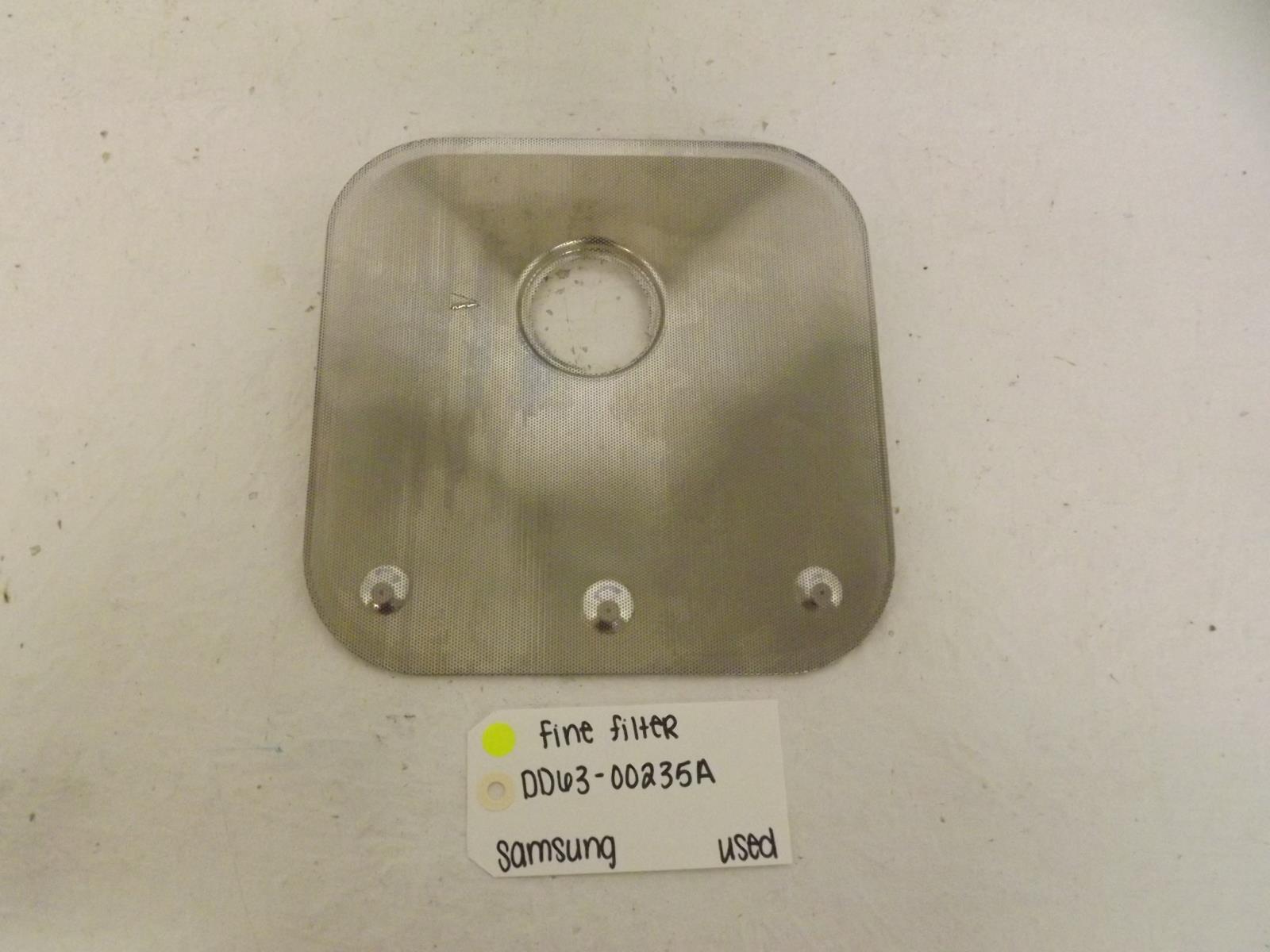 Samsung Dishwasher DD63-00235A Fine Filter Used