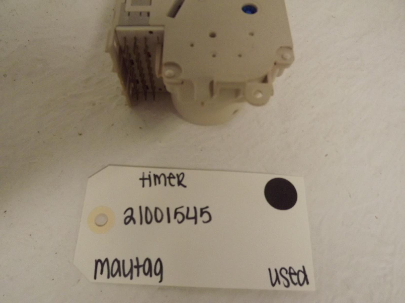 Maytag Washer 21001545 Timer Used