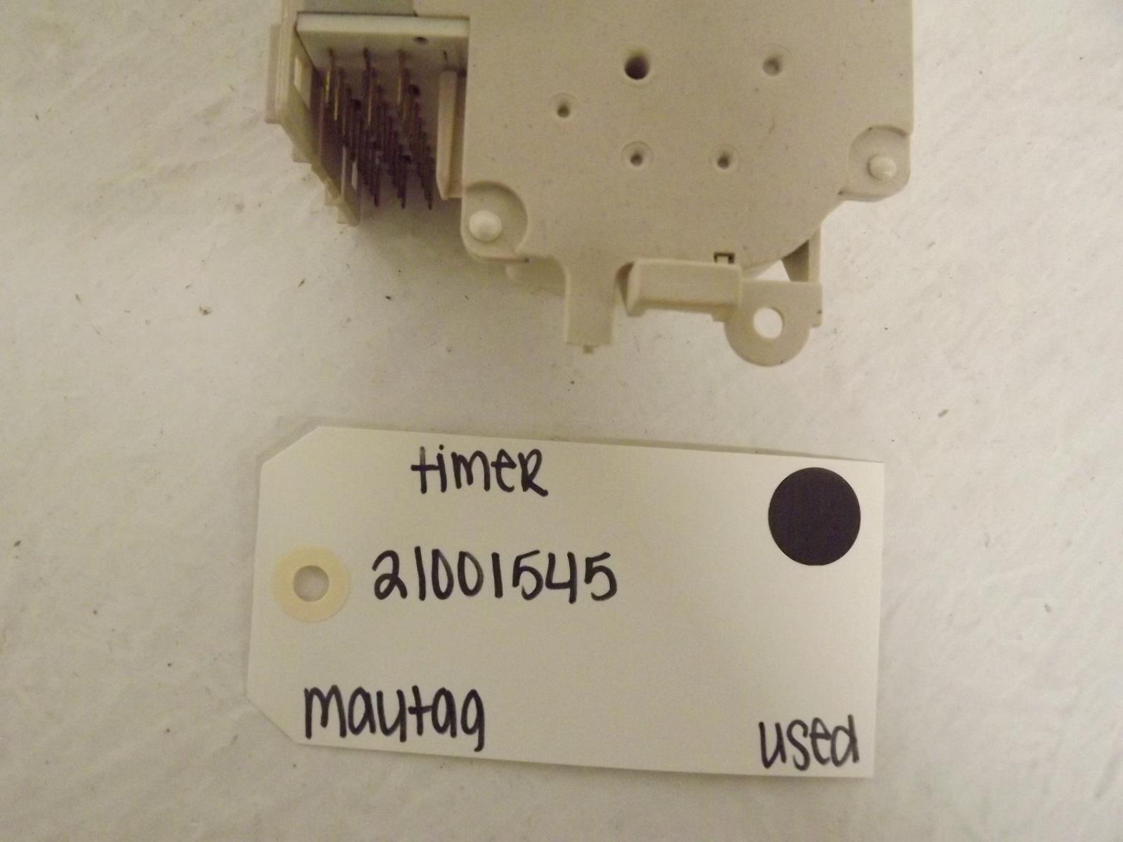 Maytag Washer 21001545 Timer Used