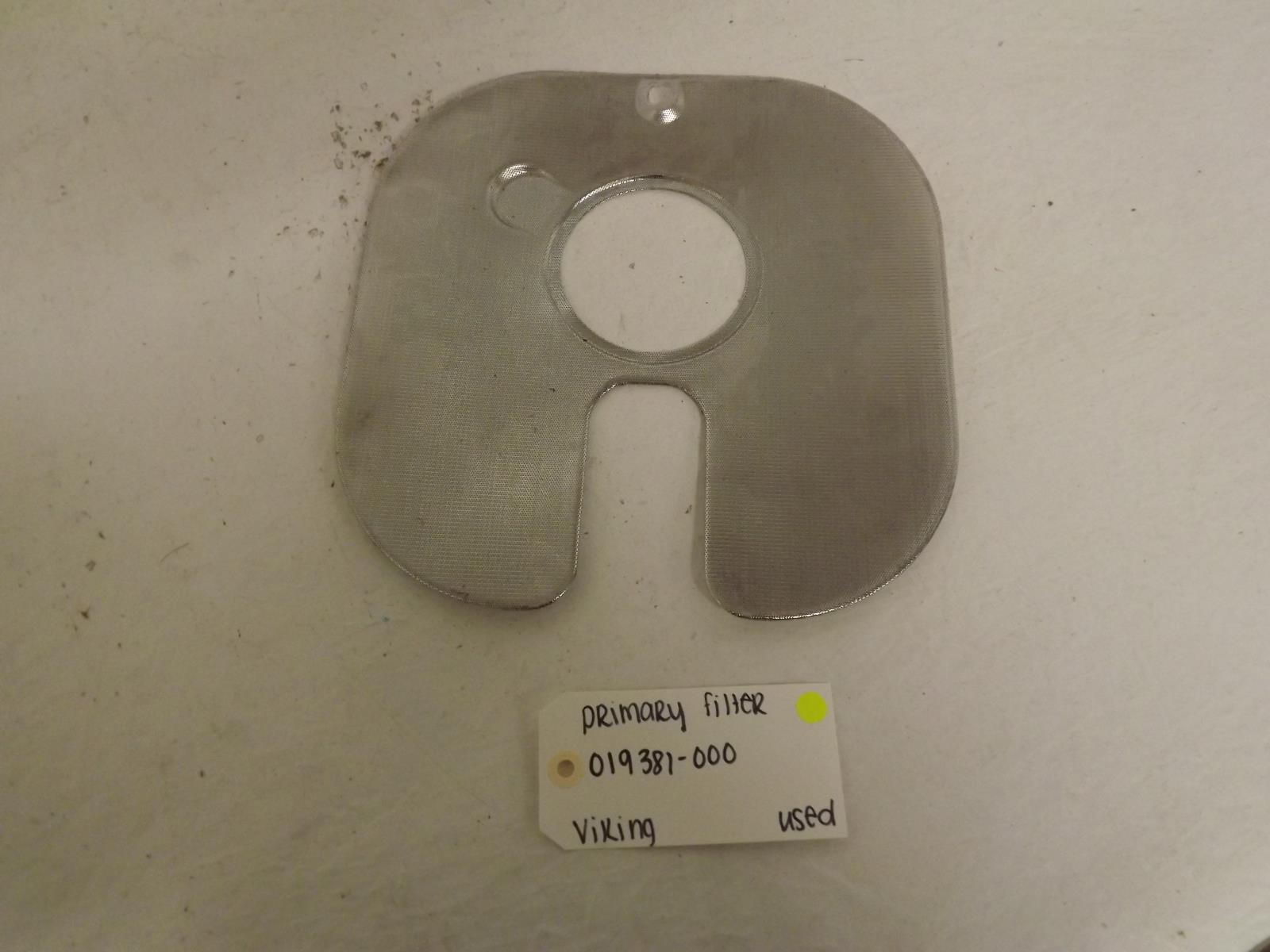 Viking Dishwasher 019381-000 Primary Filter Used