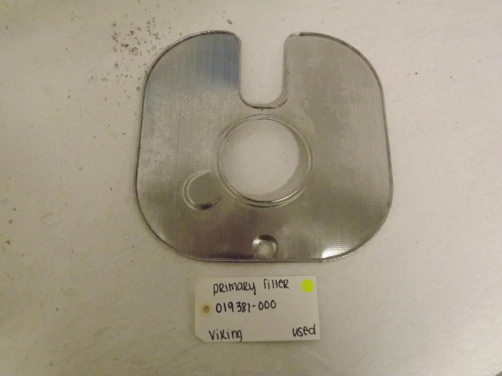 Viking Dishwasher 019381-000 Primary Filter Used