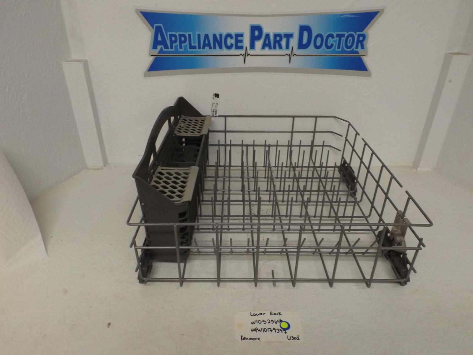 Kenmore Dishwasher W10525646  WPW10179397 Lower Rack Used