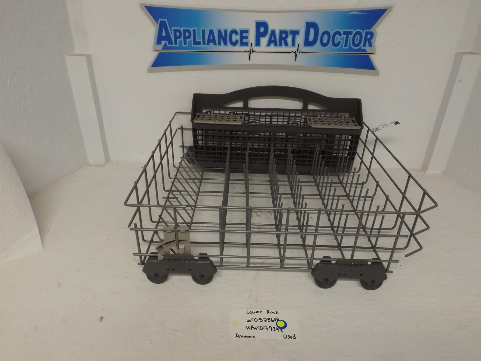 Kenmore Dishwasher W10525646  WPW10179397 Lower Rack Used