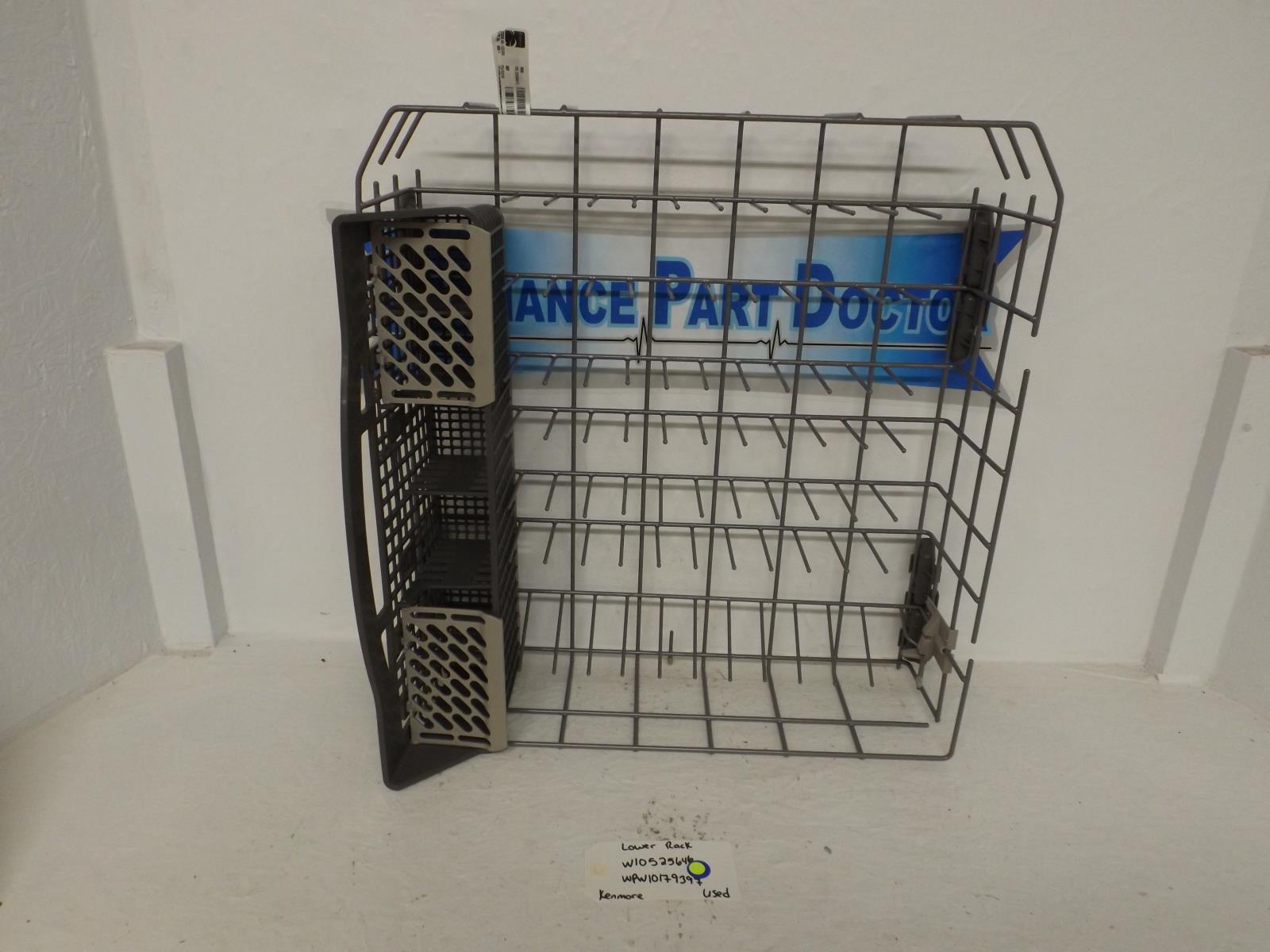 Kenmore Dishwasher W10525646  WPW10179397 Lower Rack Used