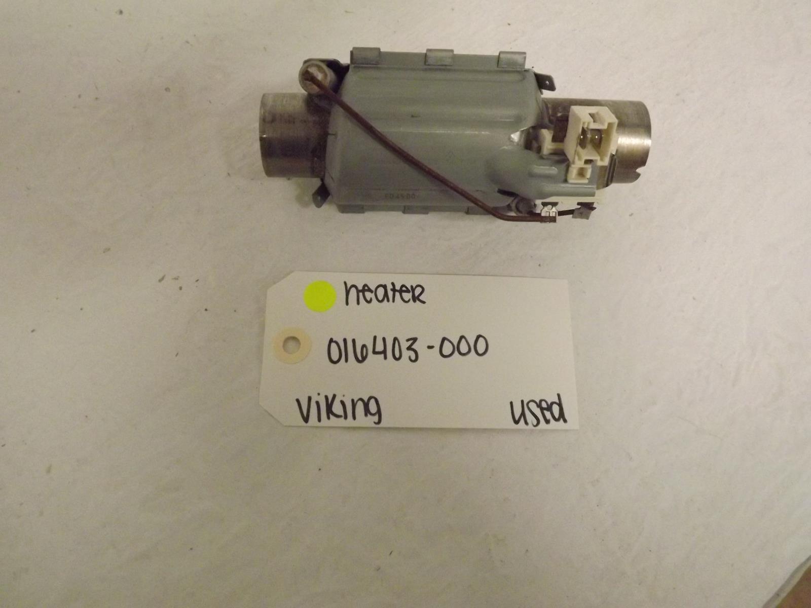 Viking Dishwasher 016403-000 Heater Used