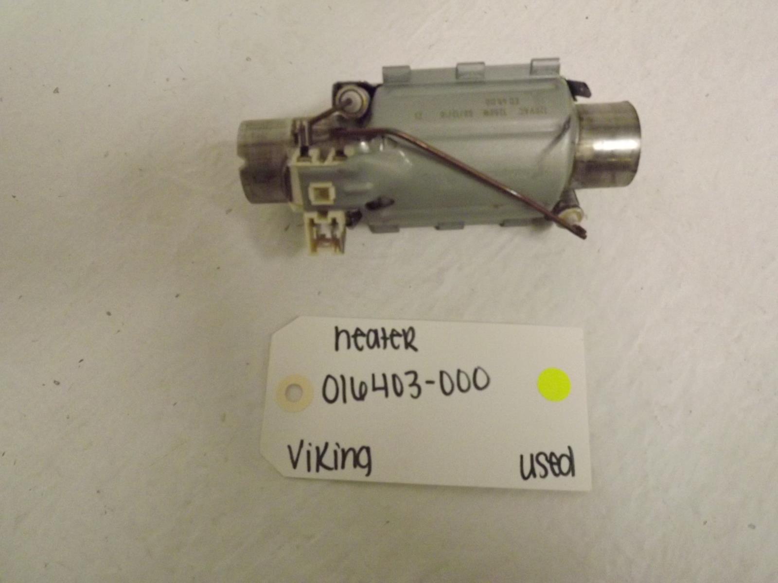 Viking Dishwasher 016403-000 Heater Used