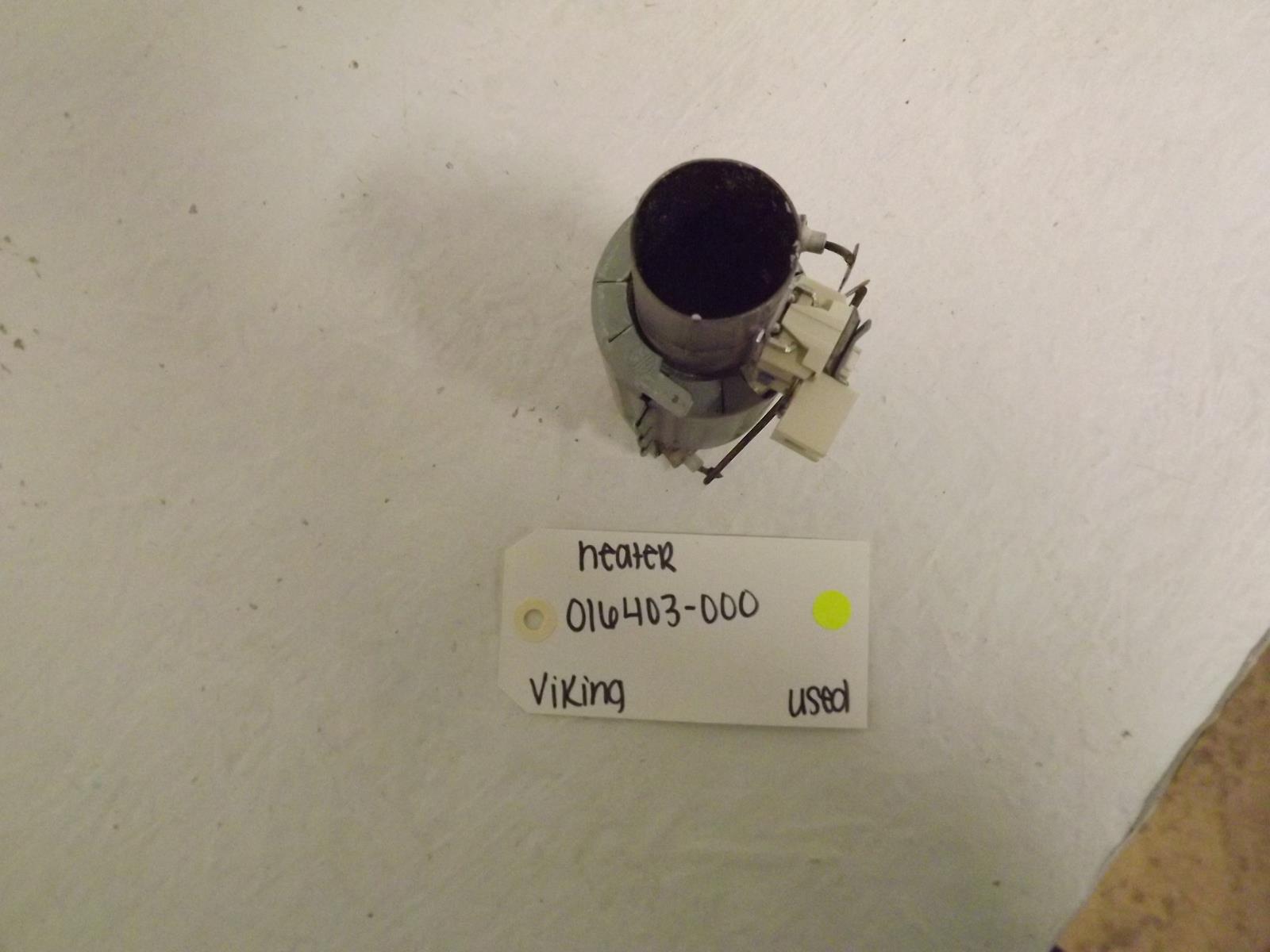 Viking Dishwasher 016403-000 Heater Used