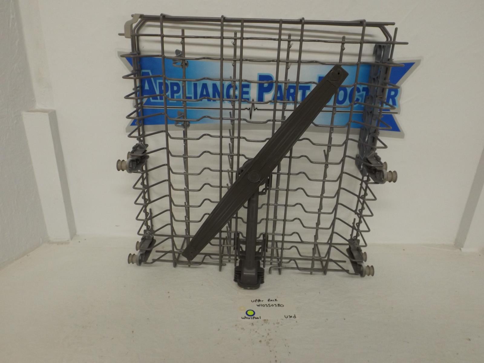 Whirlpool Dishwasher W10350380 Upper Rack Used
