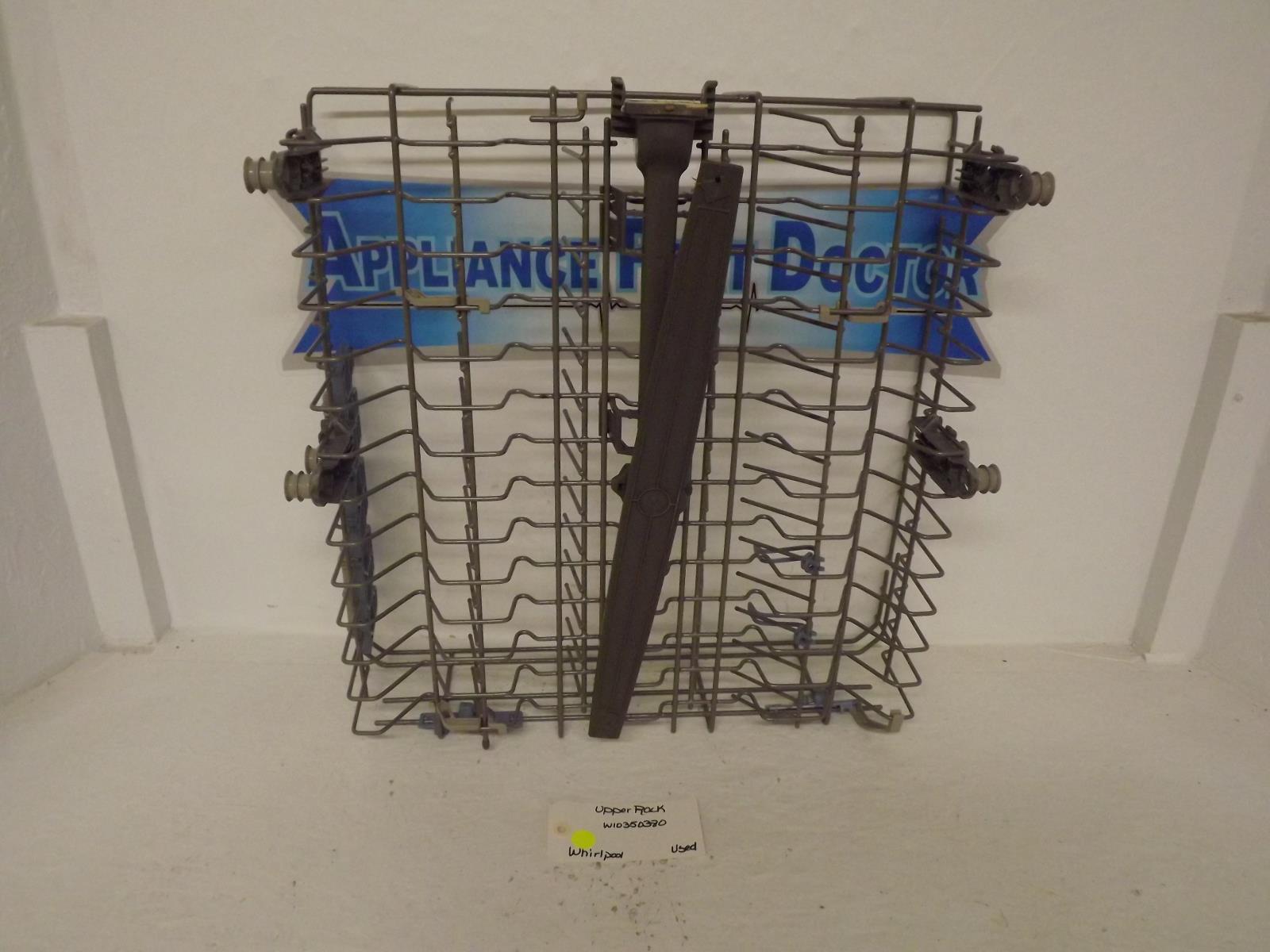 Whirlpool Dishwasher W10350380 Upper Rack Used
