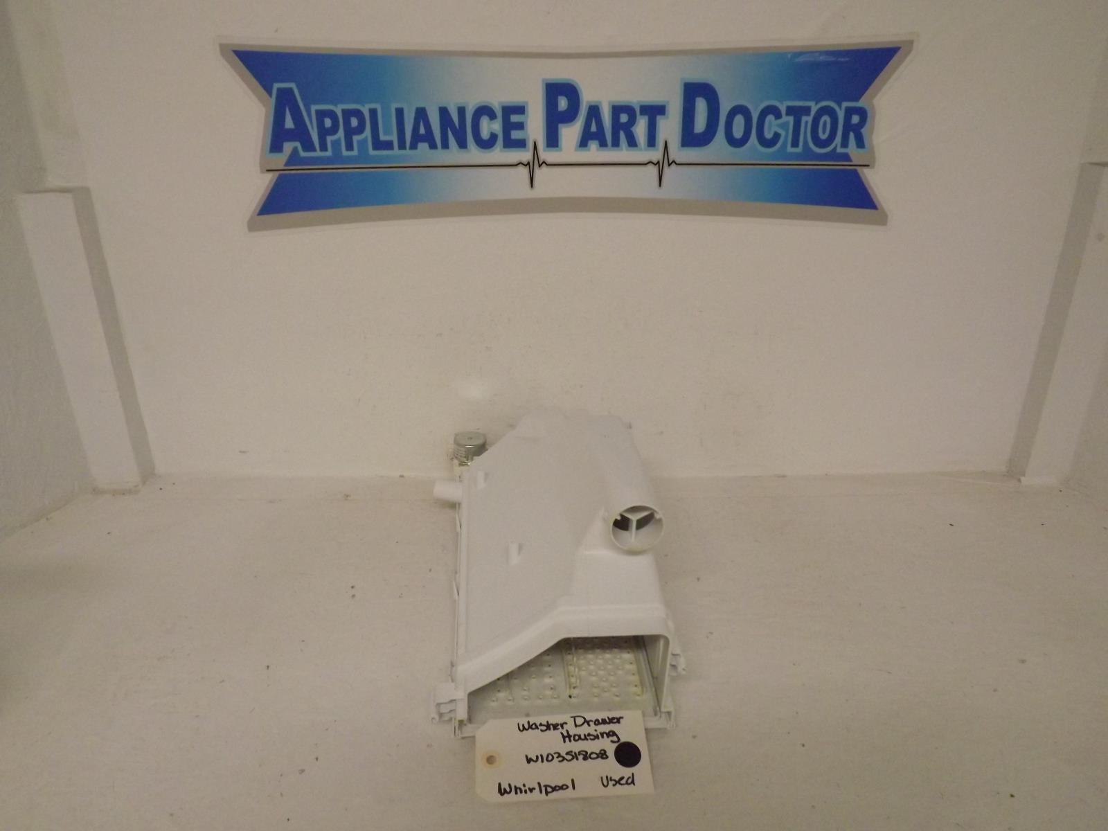 Whirlpool Washer W10351808 Dispenser Housing Drawer Used