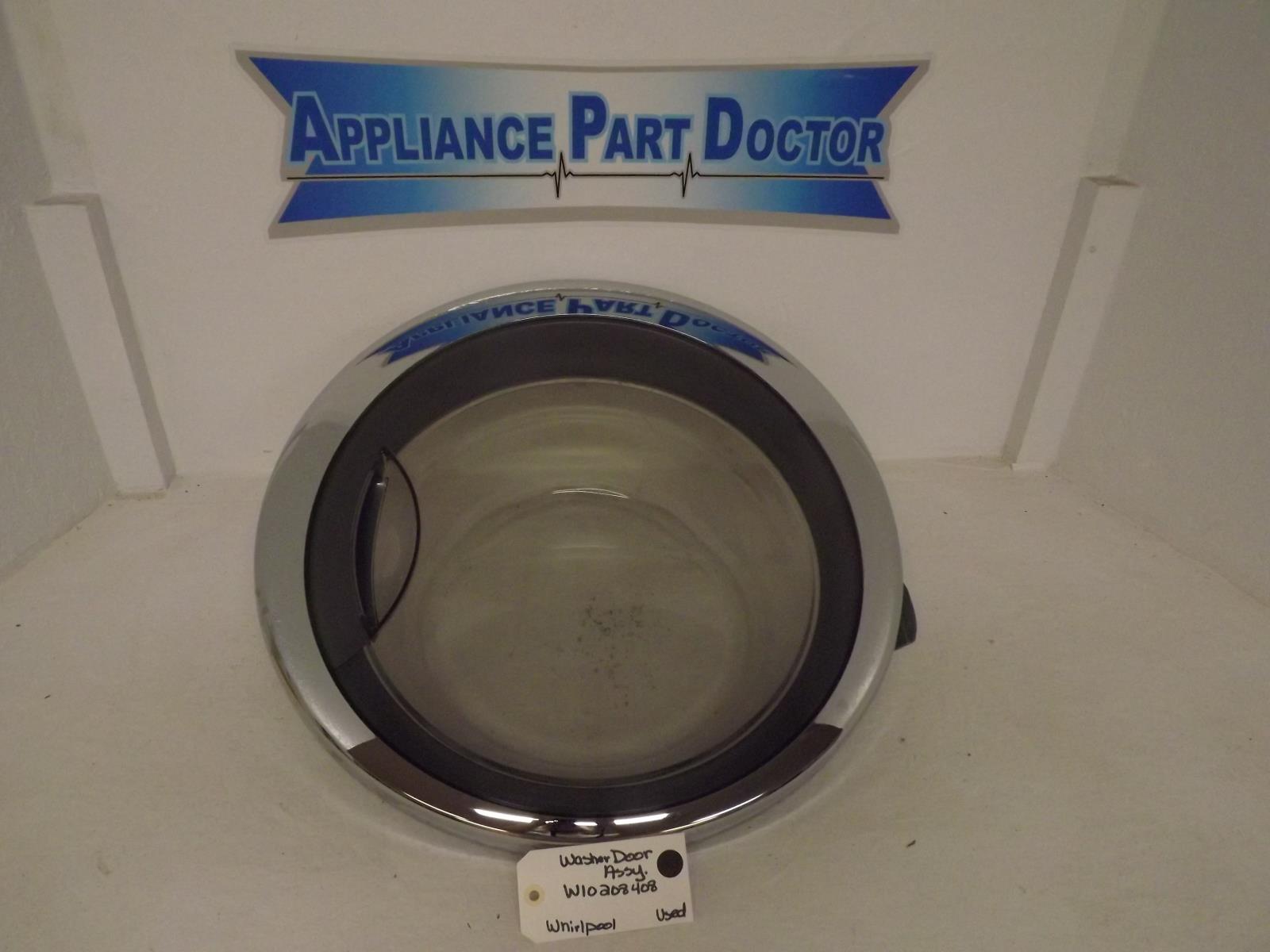 Whirlpool Washer W10208408 Door Assembly Used