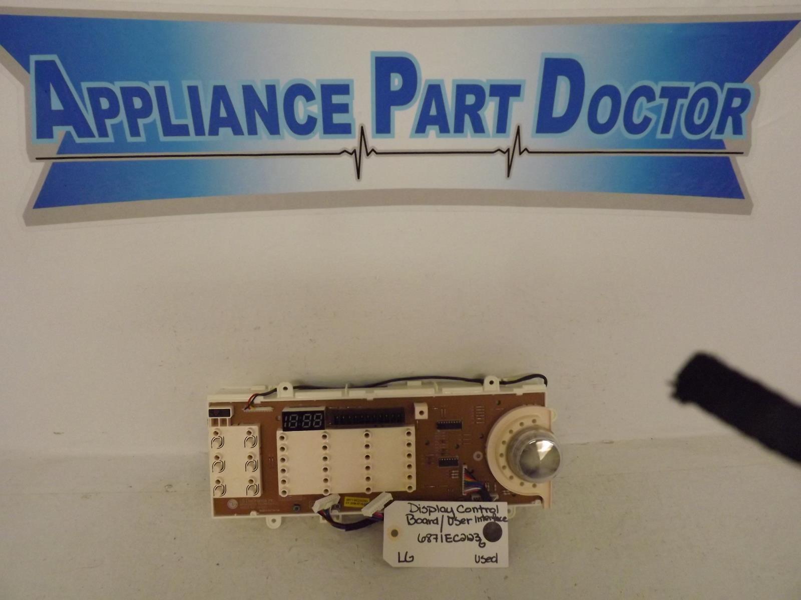 LG Washer 6871EC2123G  Display Control Board  Used