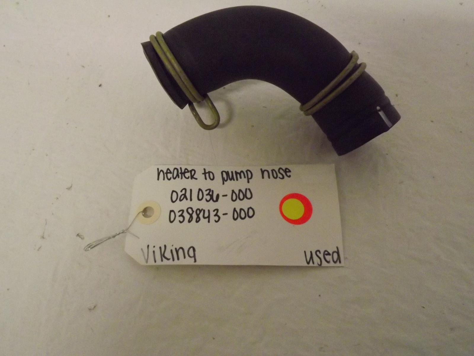 Viking Dishwasher 021036-000 038843-000 Heater To Pump Hose Used