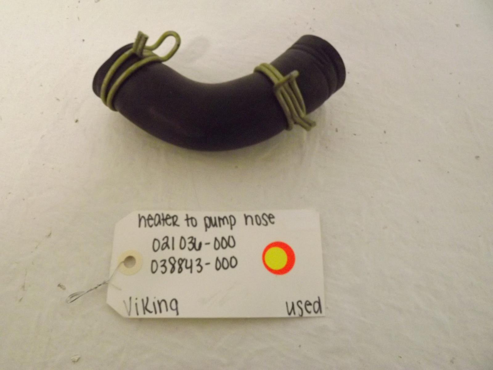 Viking Dishwasher 021036-000 038843-000 Heater To Pump Hose Used