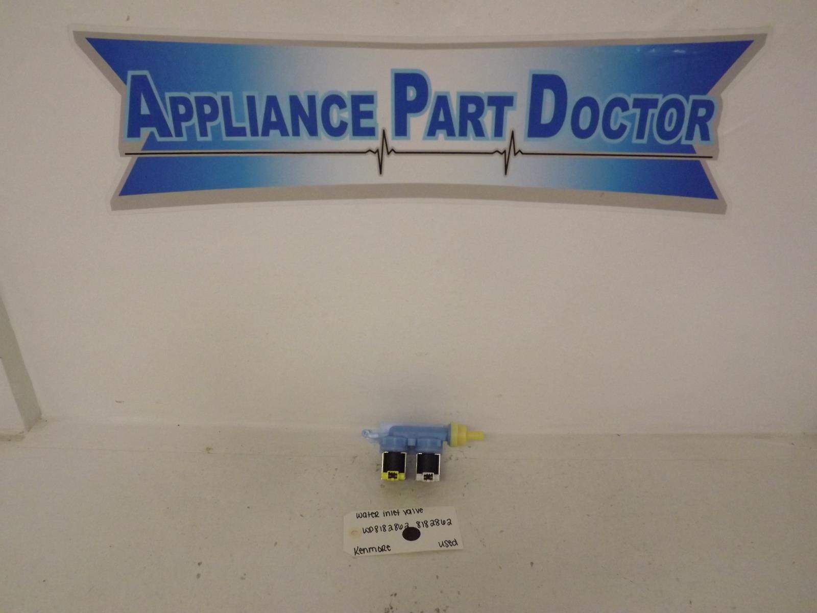Kenmore Washer WP8182862 8182862 Water Inlet Valve Used