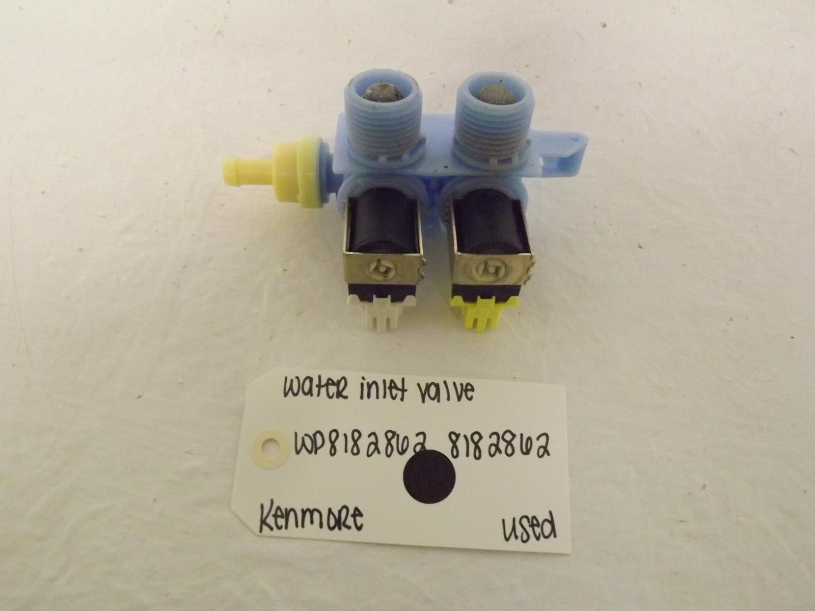 Kenmore Washer WP8182862 8182862 Water Inlet Valve Used