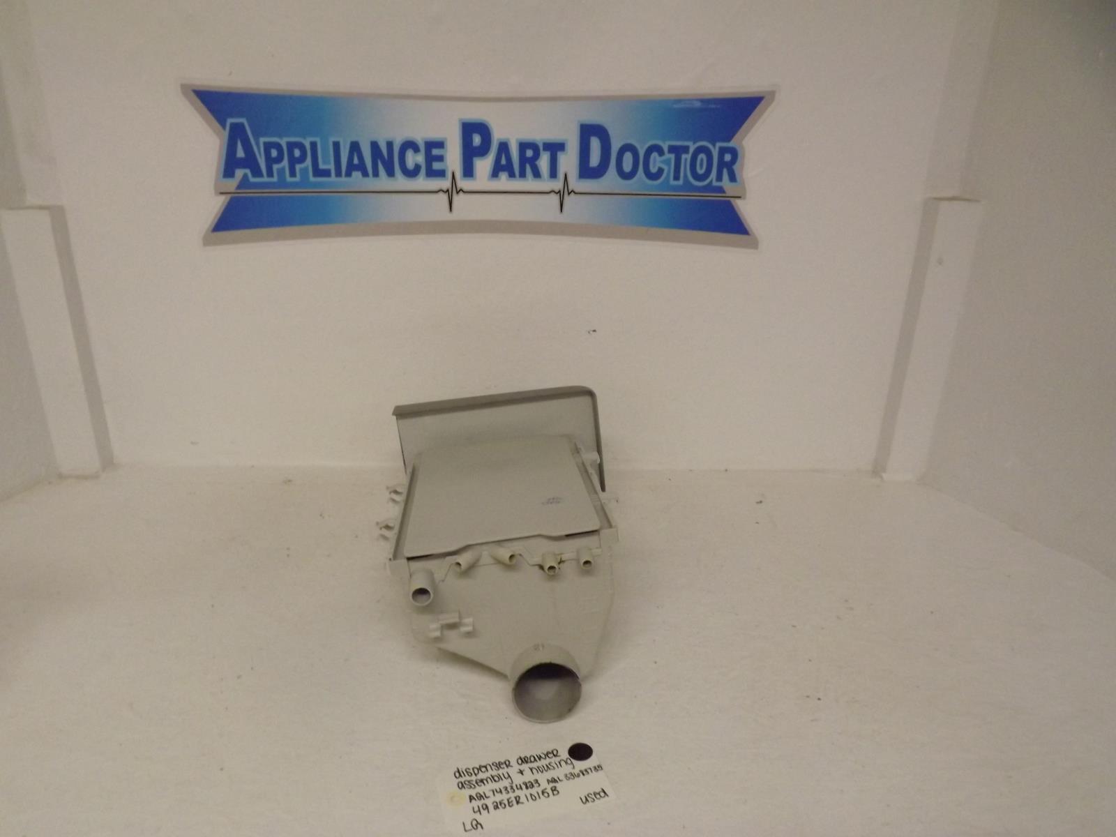 LG Washer AGL74334823 AGL33683735 4925ER1015B Dispenser Drawer Assy&Housing Used