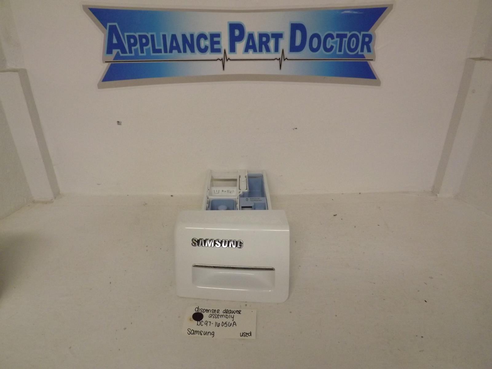 Samsung Washer DC97-16056A Dispenser Drawer Assembly Used