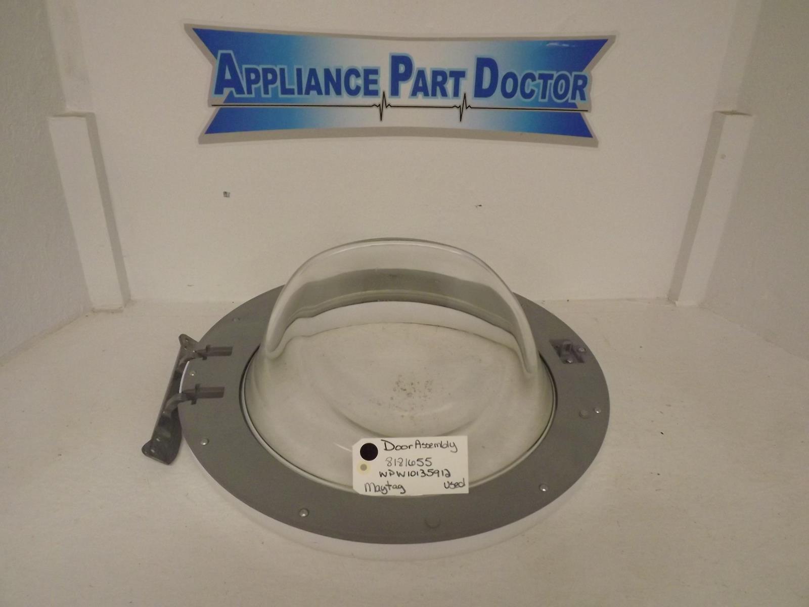 Maytag Washer 8181655  WPW10135912 Door Assembly Used