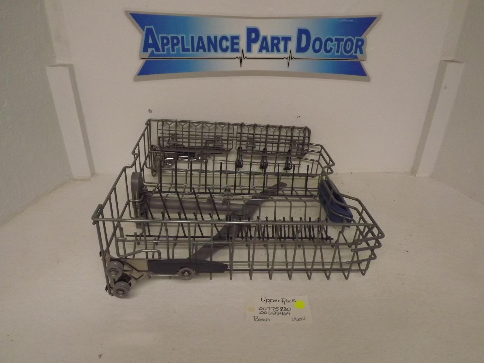 Bosch Dishwasher 00775830  00628469 Upper Rack Used