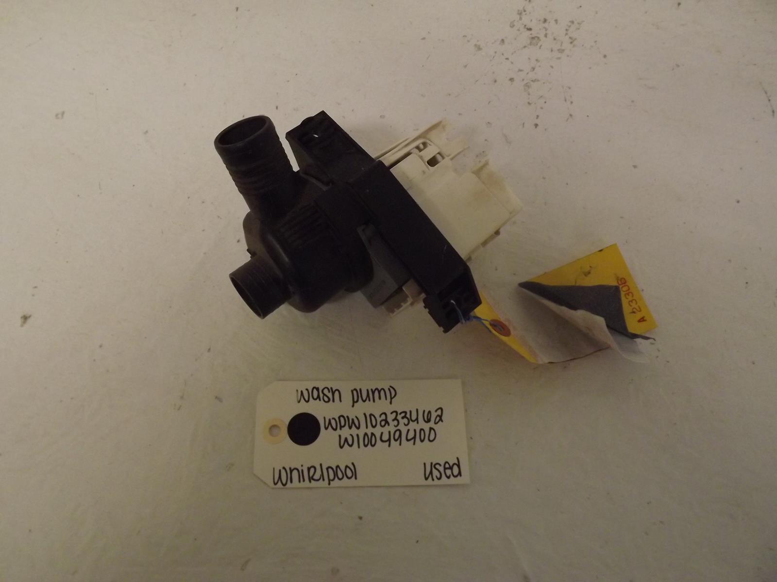 Whirlpool Washer WPW10233462 W10049400 Wash Pump Used