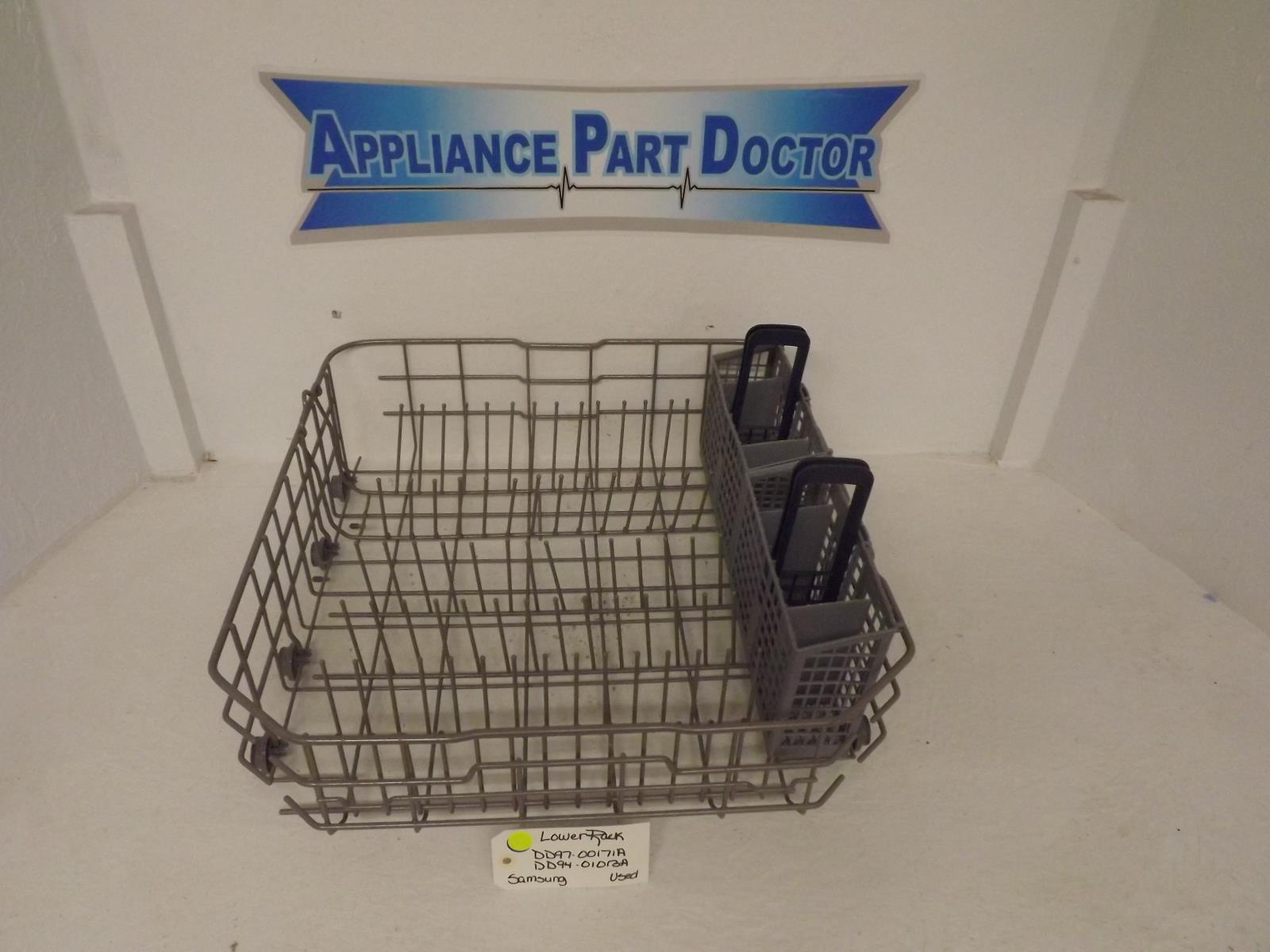 Samsung Dishwasher DD97-00171A  DD94-01013A Lower Rack Used